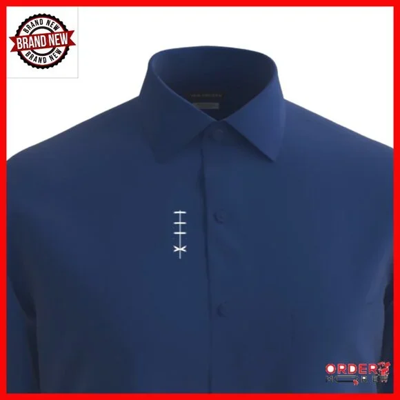 Slim Fit Dress Shirt Ultra Wrinkle Free Flex Collar Stretch Long Sleeve